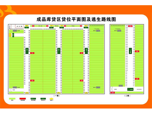 逃生线路图